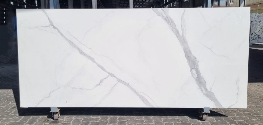 Rigato White Glossy-C 9 mm Full Slab