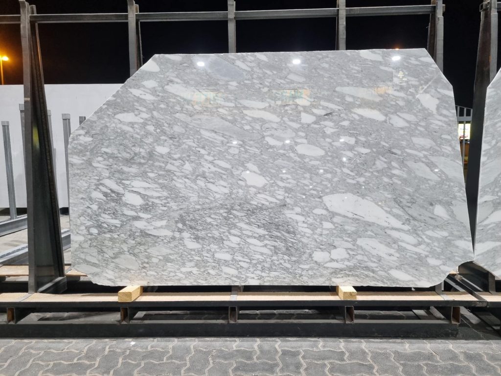 Arabescato Light Polished Slab 2cm-FR