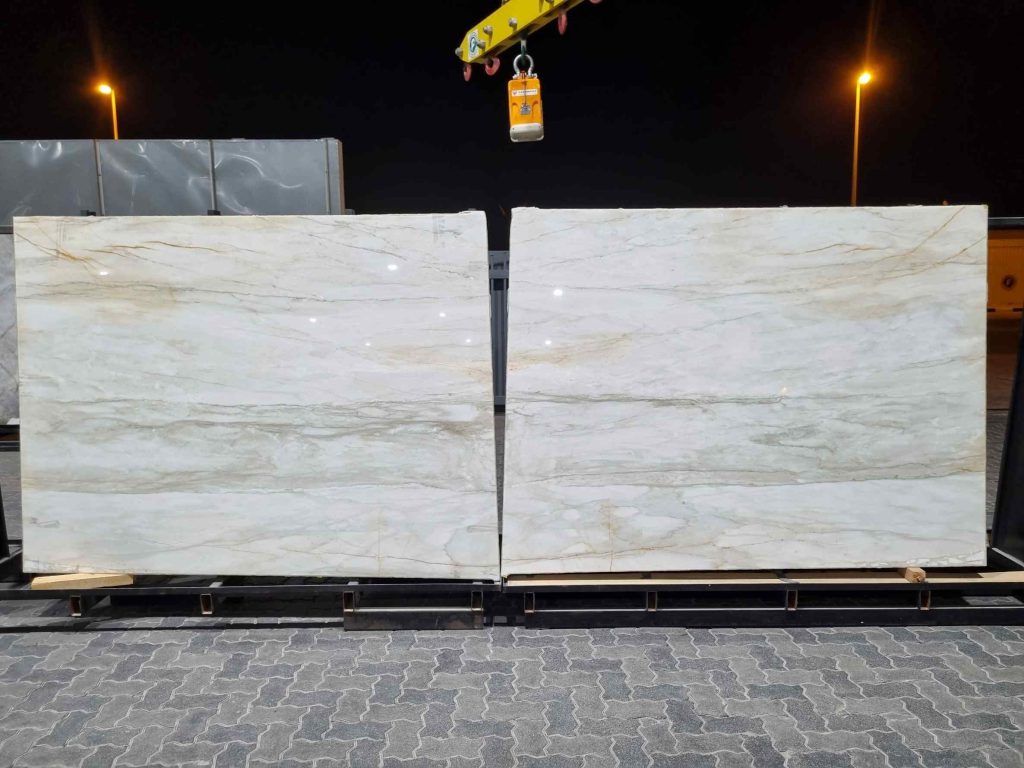 Calacatta Sponda Polished Slab 2cm - B full book