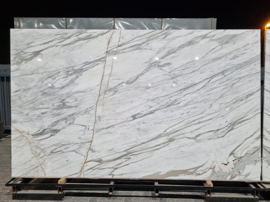 Calacatta White Polished Slab 2 cm-9B-5319
