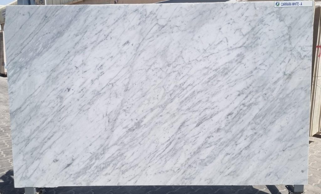 Carrara White Polished Slab 2cm-A Full slab-1