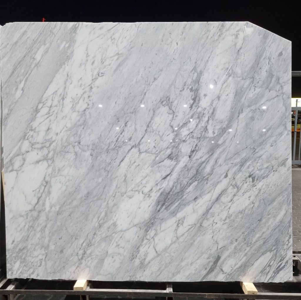 Carrara White Polished Slab 2cm-FR (A)