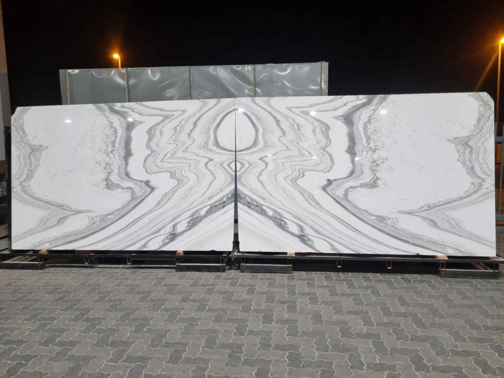 Fusion White Polished Slab 2cm-First Choice full