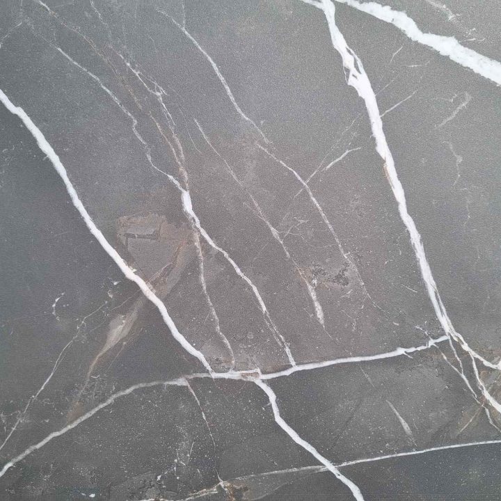 Porcelain Calacatta black Matt Slab 12mm