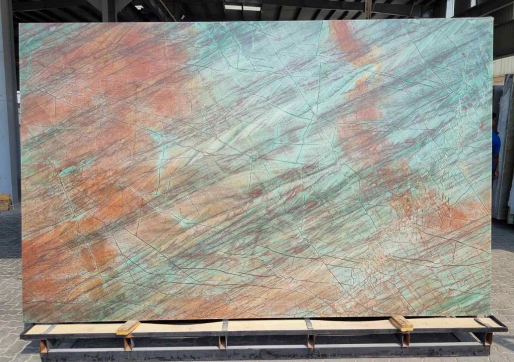 Quartzite Botanic Green Full Slab 2 cm