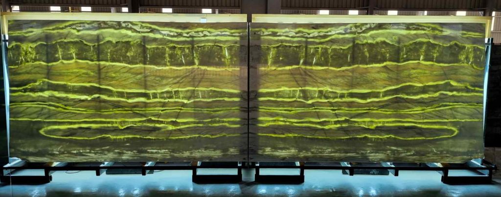 Quartzite Dover Green Cristallo 2cm BM Light