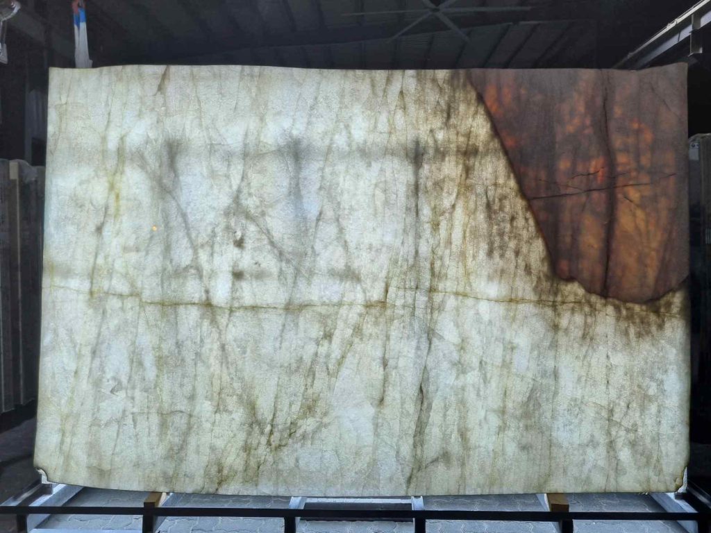 Quartzite Pink Patagonia Slab 2 cm (Light passing)