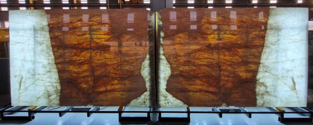 Quartzite Rose Patagonia Slab 2 cm-AN - BM - Light