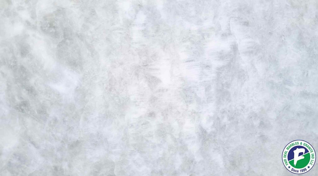 Quartzite White Cristallo Slab 2 cm-AN - Zoom