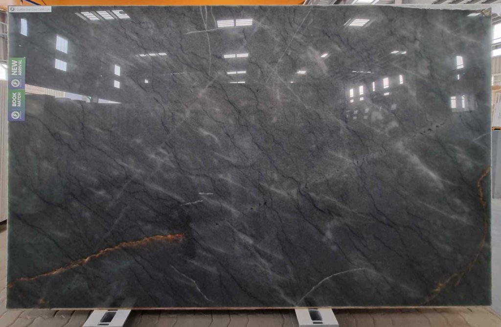 Quatzite Vibrant Green Cristallo Slab 2 cm-SO Full Slab