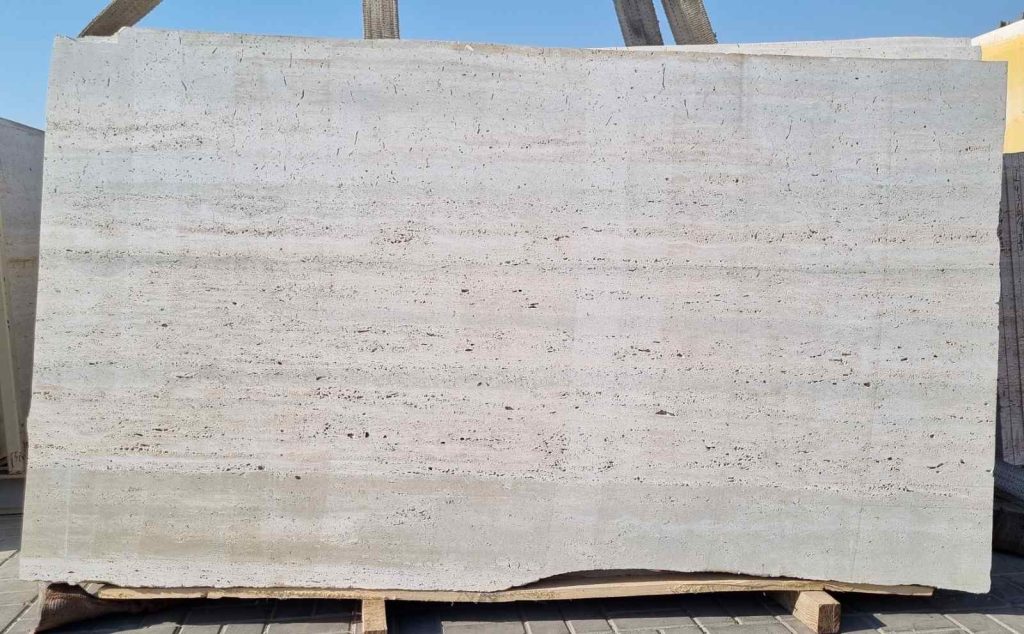 Roman Tuscany Silver Travertine UF UP Slab 2cm