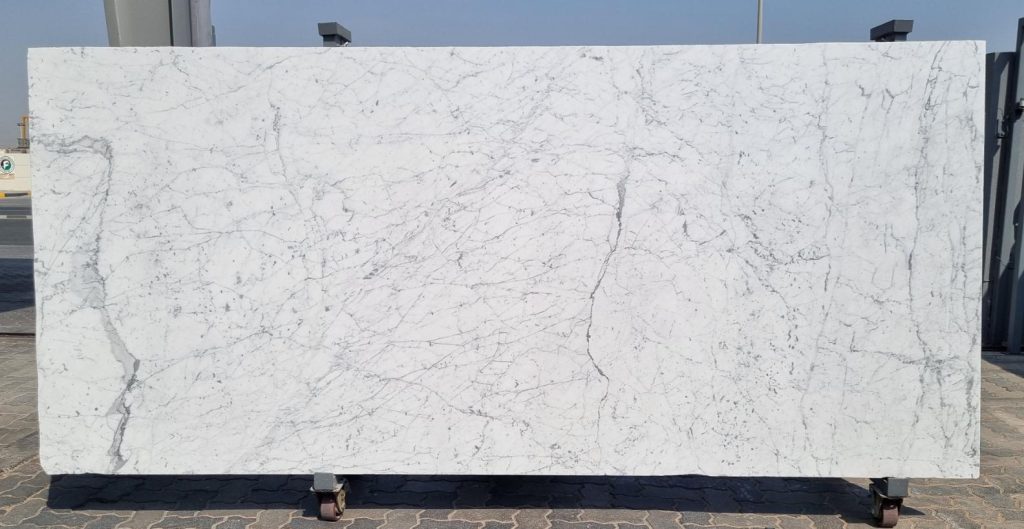 Statuario White Polished Slab 2 cm-FR