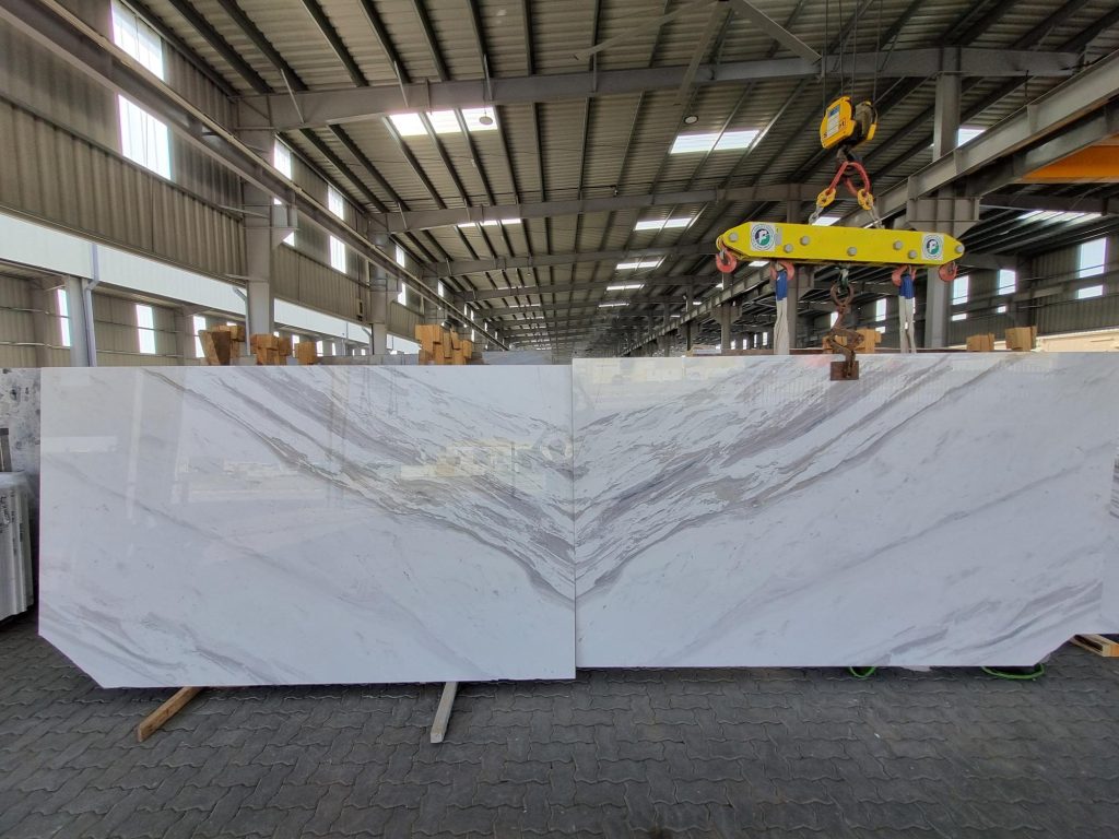 Volakas White Polished Slab 2cm-GL1