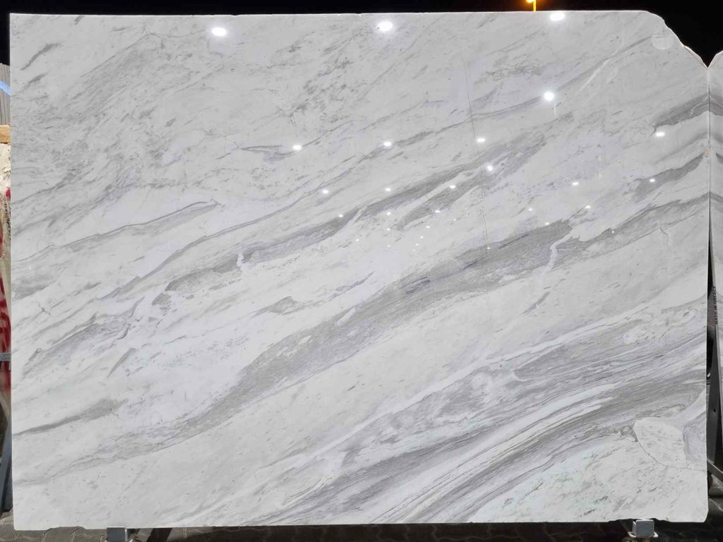 Volakas White Polished Slab 2cm-GL2