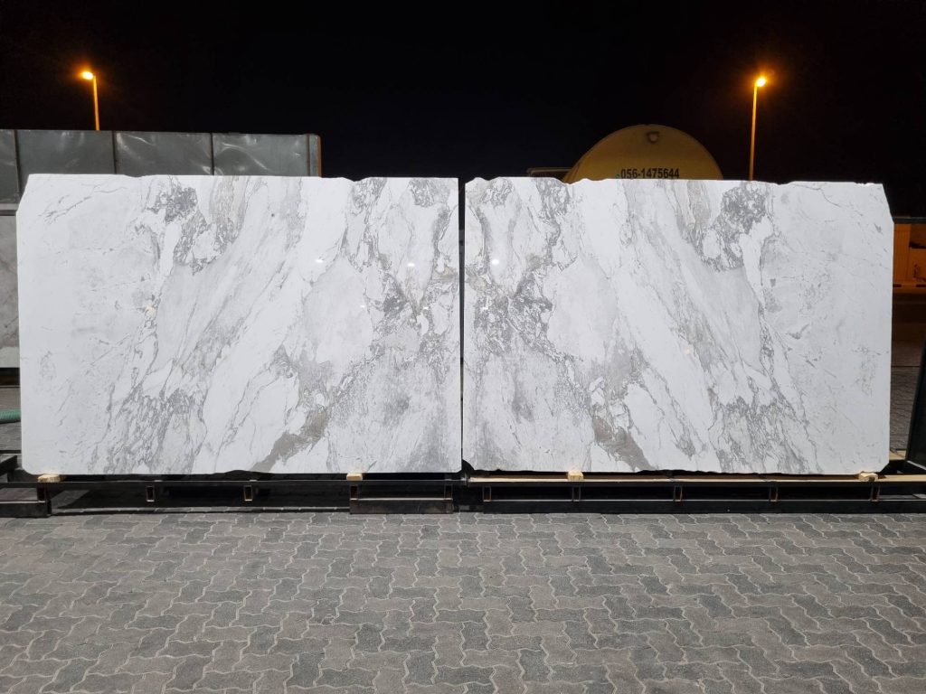 Volos White Marble Polished Slab 2cm HL- AA book