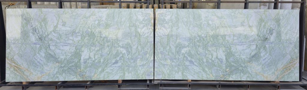 prada green polished slab 2cm-13199 J